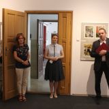 Od prawej: Janusz Czarski - dyrektor Centrum Kulturalnego w Przemyślu; pracownicy CK: Agata Nowak, Krystyna Juźwińska, zdj. Łukasz Kisielica