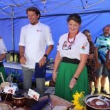Finał "Festiwalu Dziedzictwa Kresów" w Baszni Dolnej, Konkurs kulinarny „Kresowe Jadło”, KGW Hurcze, zdj. Małgorzata Glesman
