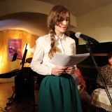 Wiersze Niny Opic czytane przez młodzież z Pracowni Teatralnej CK, , fot. B. Nowakowska-Dzwonnik