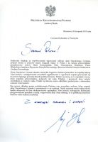Podziękowanie od Prezydenta RP Andrzeja Dudy za współtworzenie akcji Narodowe Czytanie