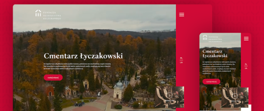 Cmentarz Łyczakowski - zrzut strony internetowej