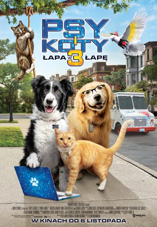 Plakat filmu Psy i koty 3